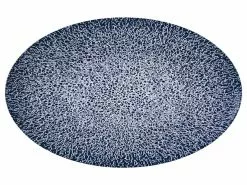 Großhandel 😀 Seltmann Weiden Servierplatte "Life Molecule Denim Blue" in blau ✔️