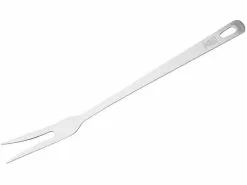 Auslauf 🧨 Chefkoch Fleischgabel Berlin 32 cm in silberfarben 🔔