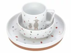 Neu 🔥 LÄSSIG Kindergeschirr Tiny Farmer 3-teilig in mehrfarbig 👍