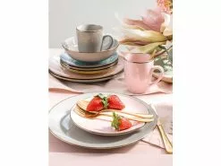 Billig ⭐ Kombiservice Metallic Rim 16-teilig in mehrfarbig 🥰 -Essen & Trinken Store 6652270 0589292 26 24123078