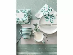 Bestpreis 🎉 Gmundner Keramik Kombiservice Pur Grüngeflammt 7-teilig ⌛ -Essen & Trinken Store 6654165 0589719 2 24503303