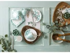 Bestpreis 🎉 Gmundner Keramik Kombiservice Pur Grüngeflammt 7-teilig ⌛ -Essen & Trinken Store 6654170 0589719 7 24503303