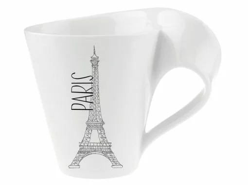 Angebote ✔️ Villeroy & Boch Henkelbecher New Wave Modern Cities "Paris" in weiß 🌟 -Essen & Trinken Store 6669440 0594968 24574792