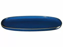 Angebote 💯 Asa Platte Saisons Midnight Blue oval - 31 x 18 cm in blau 🎁