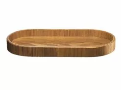 Bester Verkauf 👏 Asa Holztablett oval "Wood" in braun ✨