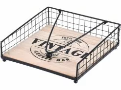 Billig 🎁 Serviettenhalter "Bistro" in schwarz 🤩 -Essen & Trinken Store 6693236 0602011 3 24136253