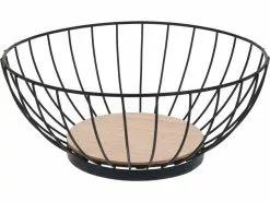 Rabatt 😍 Obstkorb "Bistro" in schwarz 🤩