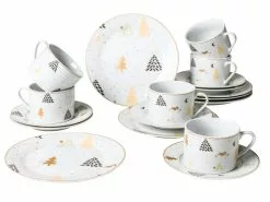 Beste Bewertungen von 😍 Vivre Kaffeeset Weihnachten - 18 teilig in mehrfarbig 🎉 -Essen & Trinken Store 6757411 0606094 3 24655675