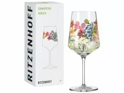 Auslauf 🔥 Ritzenhoff Aperitifglas Blumen "Sommertau" in mehrfarbig ❤️