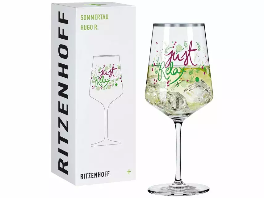 Aktion 🎁 Aperitifglas Schrift, Blätter "Sommertau" in mehrfarbig 🤩 1 Aktion 🎁 Aperitifglas Schrift, Blätter "Sommertau" in mehrfarbig 🤩
