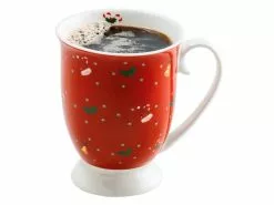 Auslauf 🔔 Casa Nova Henkelbecher weiß "Bell" in mehrfarbig 🛒