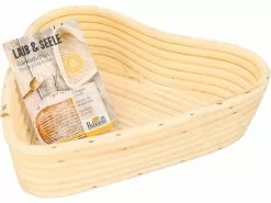 Budget 💯 Birkmann Garkörbchen Herz - 24x6,5 cm in beige 💯