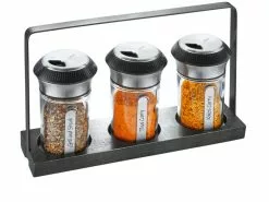 Am billigsten 👏 Gefu Gewürz- und Kräuterstreuer Set "X-Plosion" in schwarz 💯