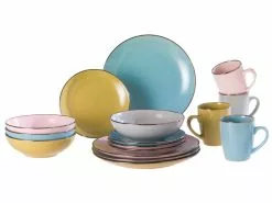 Auslauf 🧨 Geschirrset Metallic Rim 16 teilig in mehrfarbig ✔️ 15 Auslauf 🧨 Geschirrset Metallic Rim 16 teilig in mehrfarbig ✔️ -Essen & Trinken Store 6811229 0623377 3 24845424