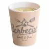 Bestpreis ✨ Trinkbecher Barbecue - 8/10 cm (D/H) in braun 🌟