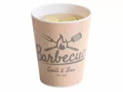 Bestpreis ✨ Trinkbecher Barbecue - 8/10 cm (D/H) in braun 🌟