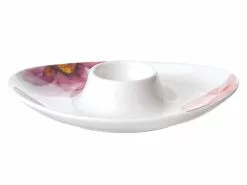 Neu ⭐ Villeroy & Boch Eierbecher Rose Garden - oval in mehrfarbig ⌛