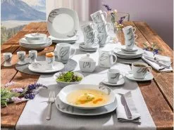 Rabatt 😉 Vivre Tafelservice Florenz - 42 teilig in weiß 🛒