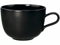 Aktion 🎁 Seltmann Weiden Milchkaffeeobertasse Liberty Velvet Black in schwarz 🧨