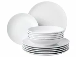Rabatt 🧨 Seltmann Weiden Tafelservice Liberty uni - 12 teilig in weiß 💯