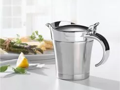 Auslauf ⭐ Casa Nova Thermo-Sauciere in silberfarben 🥰