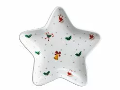 Auslauf 🤩 Casa Nova Platte Stern"Bell" in mehrfarbig 👏