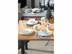 Billig 💯 Casa Nova Speiseteller "Merry Xmas" in schwarz 💯 -Essen & Trinken Store 6930896 0647459 4 24945480