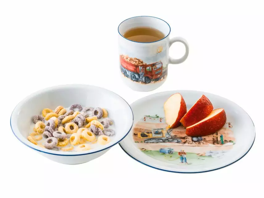 Schlussverkauf 💯 Seltmann Weiden 3 tlg. Kinderset "Auf der Baustelle" in mehrfarbig 🔔 1 Schlussverkauf 💯 Seltmann Weiden 3 tlg. Kinderset "Auf der Baustelle" in mehrfarbig 🔔