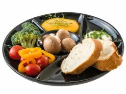 Bestes Angebot 🧨 Fondueteller schwarz - 2 teilig 💯