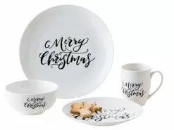 Billig 💯 Casa Nova Speiseteller "Merry Xmas" in schwarz 💯 -Essen & Trinken Store 6935497 0649435 3 24945480