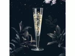 Auslauf 💯 Ritzenhoff Champagnerglas Brilliantnacht 2023 in goldfarben ✔️