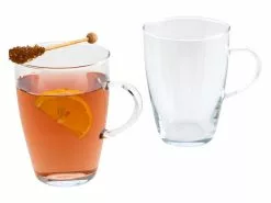 Bester Verkauf 🤩 Bohemia Cristal Tee-/Kaffeegläser-Set "Lyra" 2 teilig in transparent ⌛