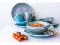 Bester Verkauf 🌟 Kombiservice Elissa blau - 24 teilig 🥰 -Essen & Trinken Store 931844millieu2