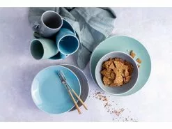 Bester Verkauf 🌟 Kombiservice Elissa blau - 24 teilig 🥰 -Essen & Trinken Store 931844millieu4