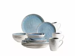 Schlussverkauf 🎉 Kombiservice Frozen blau - 16 teilig 🎉