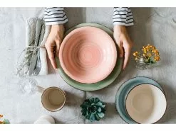 Brandneu 👍 Tafelservice Lumaca grau - 18 teilig in blau 🔥 -Essen & Trinken Store 931875millieu3