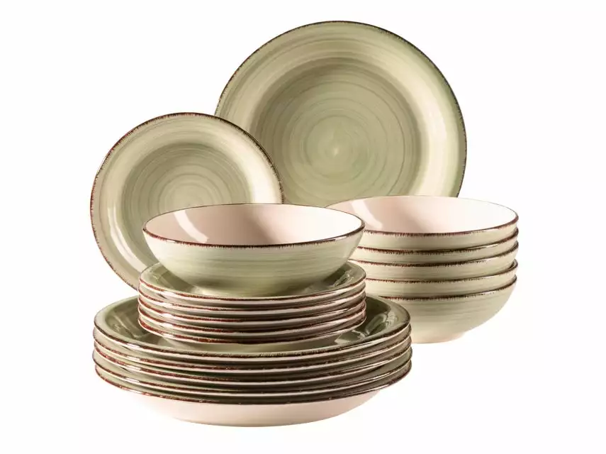 Besorgen 🛒 Tafelservice Lumaca grün - 18 teilig 💯 1 Besorgen 🛒 Tafelservice Lumaca grün - 18 teilig 💯