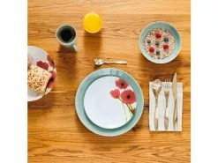 Blitzangebot 🧨 Tafelservice Ossia Poppy Flower - 12 teilig in rosa 😉 -Essen & Trinken Store 931928millieu