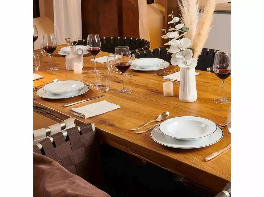 Auslauf ❤️ Tafelservice Enna - 12 teilig in weiß 🔔 7 Auslauf ❤️ Tafelservice Enna - 12 teilig in weiß 🔔 – Bild 7