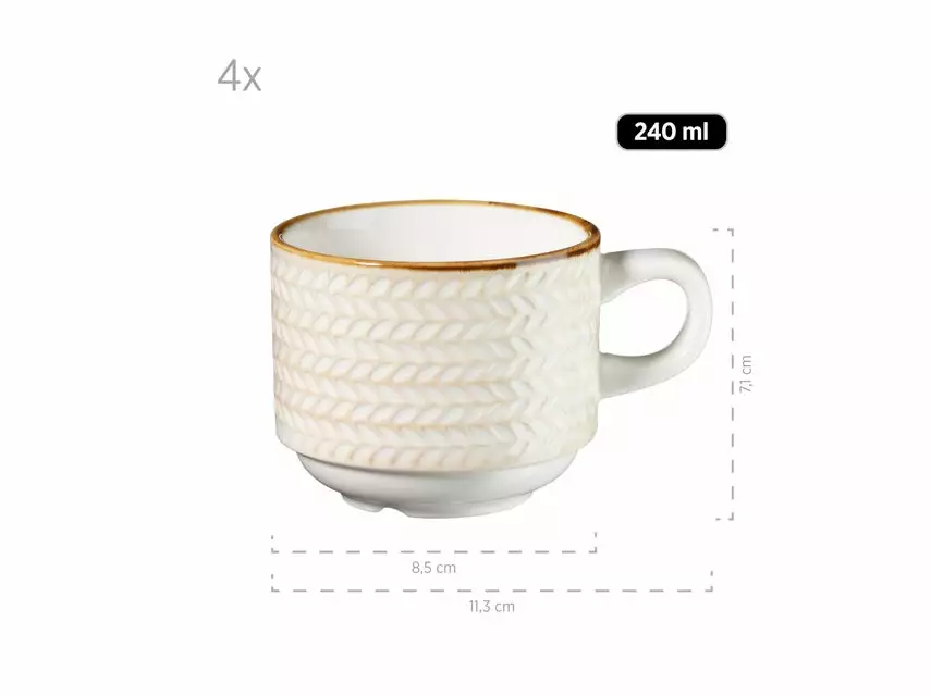 Bester Verkauf ❤️ Kaffeeservice Prospero beige - 12 teilig ✨ 5 Bester Verkauf ❤️ Kaffeeservice Prospero beige - 12 teilig ✨ – Bild 5