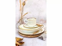 Großhandel 🥰 Tafelservice Prospero beige - 8 teilig 🤩 -Essen & Trinken Store 931943millieu