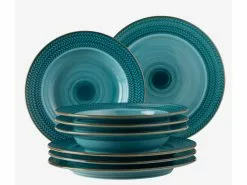 Besorgen 🥰 Tafelservice Prospero blau - 8 teilig ✔️