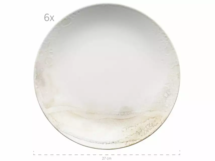 Auslauf 🥰 Tellerset Ossia wooden light - 18 teilig in beige ✨ 6 Auslauf 🥰 Tellerset Ossia wooden light - 18 teilig in beige ✨ – Bild 6