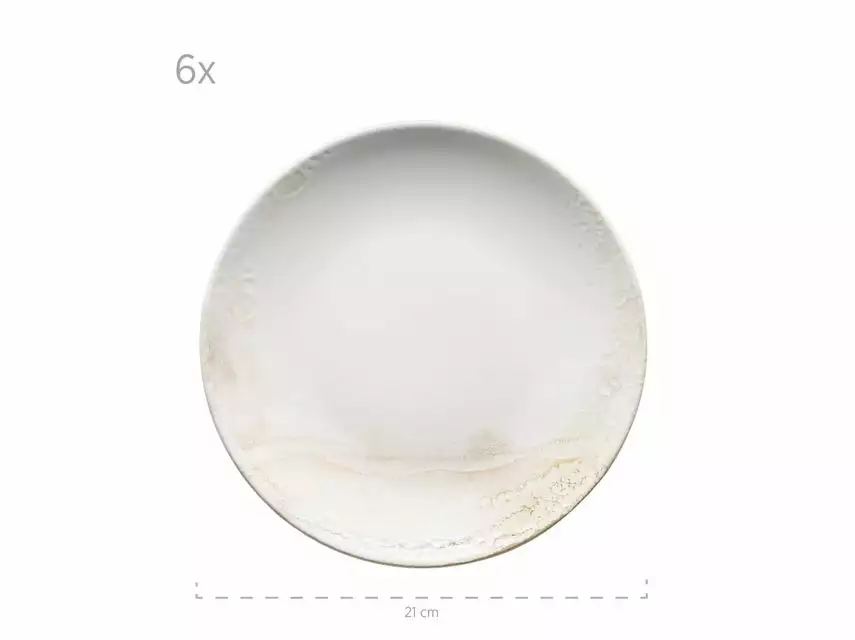 Auslauf 🥰 Tellerset Ossia wooden light - 18 teilig in beige ✨ 5 Auslauf 🥰 Tellerset Ossia wooden light - 18 teilig in beige ✨ – Bild 5