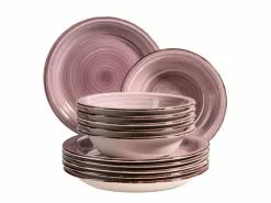 Coupon 🔔 Tafelservice Lumaca beere - 12 teilig in violett 🥰