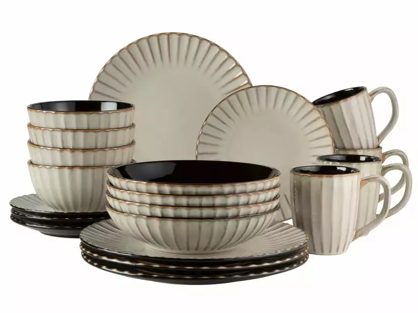 Angebote 🎁 Kombiservice Confino beige/braun - 20 teilig 🎉 1 Angebote 🎁 Kombiservice Confino beige/braun - 20 teilig 🎉