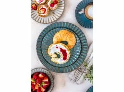 Budget ❤️ Kombiservice Confino petrol/braun - 20 teilig in blau 🎁 -Essen & Trinken Store 931964millieu2