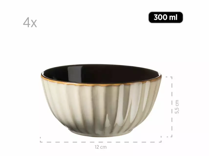 Auslauf 🎉 Frühstückset Confino beige/braun - 12 teilig ❤️ 5 Auslauf 🎉 Frühstückset Confino beige/braun - 12 teilig ❤️ – Bild 5