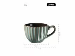 Coupon 💯 Frühstückset Confino petrol/braun - 12 teilig in blau 👍 -Essen & Trinken Store 931966a