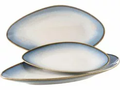 Budget ⭐ Servierplattenset La Sinfonia blau - 3 teilig ✨